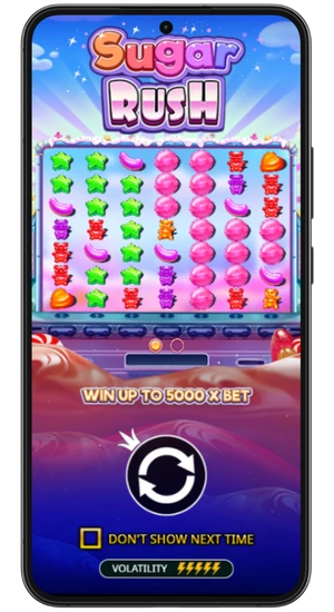 Sugar Rush Game screen