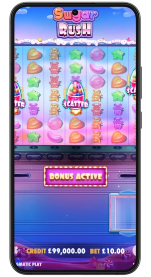 Sugar Rush free spins