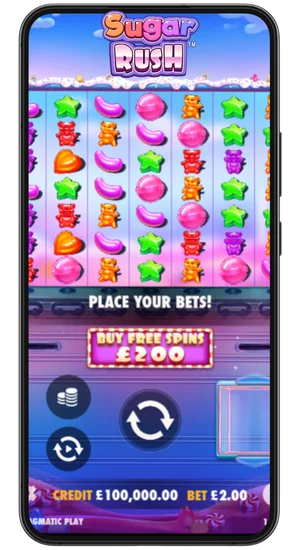 Press the spin button to start playing